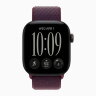 Apple Watch Series 12 46mm, Black Aluminum Case with Sport Loop - Burgundy