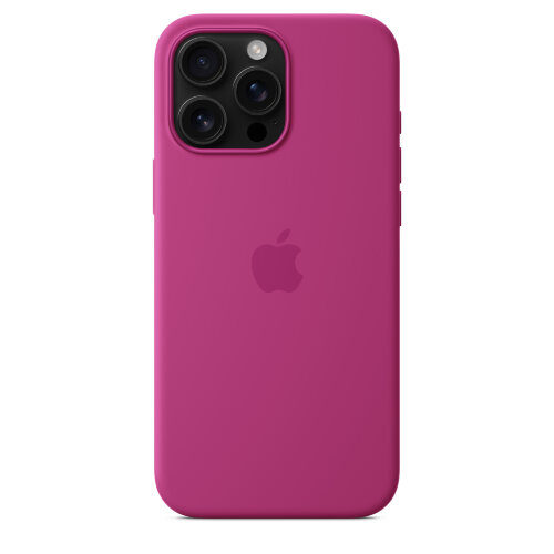 Силиконовый чехол для iPhone 16 Pro Max с MagSafe -Fuchsia (Розовый)