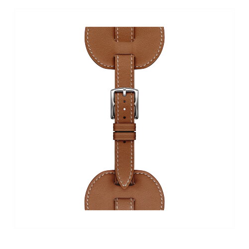 Ремешок Hermes для Apple Watch 42mm Attelage En Selle — золотисто-коричневый (Gold)