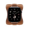 Ремешок Hermes для Apple Watch 42mm Attelage En Selle — золотисто-коричневый (Gold)