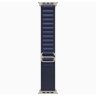 Apple Watch Ultra 2 49mm Titanium Case with Navy Alpine Loop (Small)