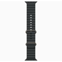 Apple Ocean Band 49mm Natural Titanium Finish - Black (Черный)