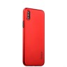 Супертонкая чехол-накладка Coblue Slim для iPhone X - Красный