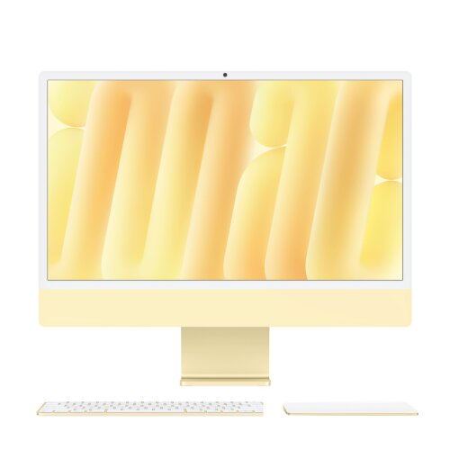 Apple iMac 24 inch (2024, M4, 16GB, 1TB SSD, 10-core GPU) Numeric+TrackPad Yellow