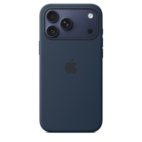 Силиконовый чехол для iPhone 17 Pro Max с MagSafe - Темно-синий (Midnight)