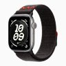 Apple Watch Series 11 46mm, Space Gray Aluminum Case with Nike Sport Loop - Midnight Black