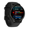 Умные часы Garmin Venu 3 45mm Slate Stainless Steel Bezel Black Case Silicone Band