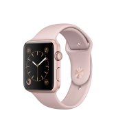 Apple Watch Series 1 42 мм, Корпус из алюминия "Розовое золото", спортивный ремешок "Розовый песок"