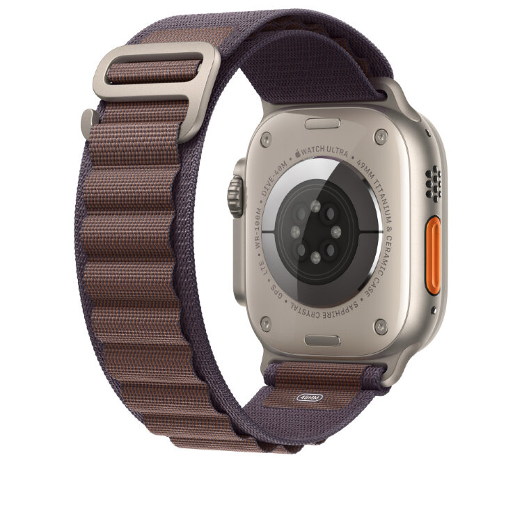Браслет для Apple Watch Ultra 49mm Alpine Loop (S) - Indigo (Бордовый)