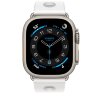 Apple Watch Ultra 4 Hermes 49mm, спортивный ремешок Scub’H Diving белого цвета