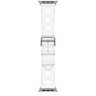 Apple Watch Ultra 4 Hermes 49mm, спортивный ремешок Scub’H Diving белого цвета