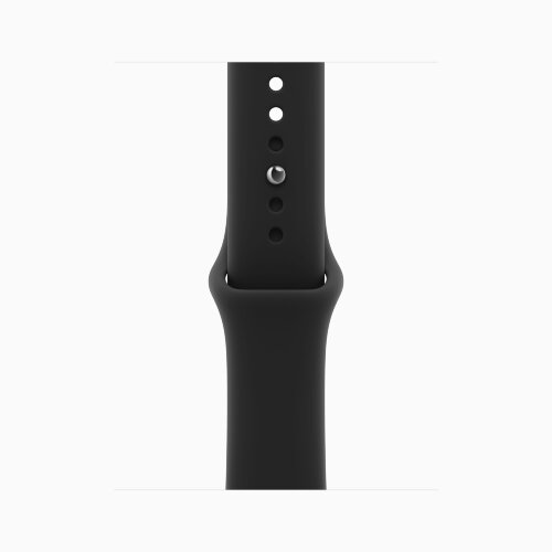 Apple Watch Series 12 46mm, Natural Titanium Case with Sport Band - Black