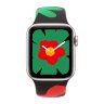 Apple Watch SE (2023) 44mm, Starlight Aluminum Case with Sport Band - Unity Bloom (Цветочный принт)
