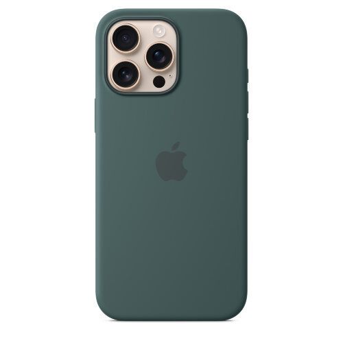 Силиконовый чехол для iPhone 16 Pro Max с MagSafe - Lake Green (Зеленый)