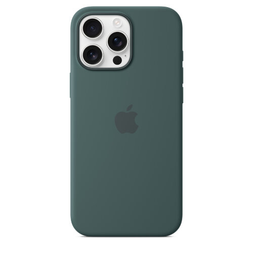 Силиконовый чехол для iPhone 16 Pro Max с MagSafe - Lake Green (Зеленый)