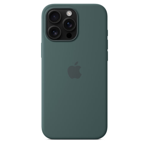 Силиконовый чехол для iPhone 16 Pro Max с MagSafe - Lake Green (Зеленый)