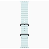 Apple Ocean Band 49mm Black Titanium Finish - Ice Blue (Голубой)