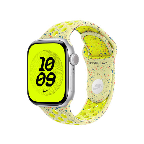 Спортивный ремешок для Apple Watch 42mm Nike Sport Band (M/L) - Желтый (Volt Splash)