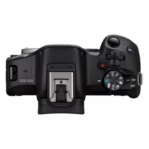Canon EOS R50 Mirrorless Camera, Black + RF-S 18-45mm IS STM Lens + RF-S 55-210mm IS STM Lens