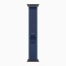 Apple Watch Ultra 3 49mm Black Titanium Case with Blue/Bright Blue Trail Loop (S/M)