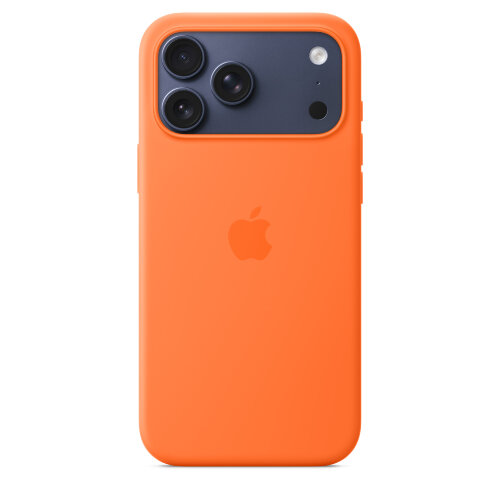 Силиконовый чехол для iPhone 17 Pro Max с MagSafe - Оранжевый (Orange)