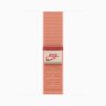 Apple Watch Series 11 46mm, Space Gray Aluminum Case with Nike Sport Loop - Alpenglow Pink
