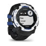 Умные часы Garmin Instinct 3 50mm, Solar, Whitestone, Black/Bolt Blue Band