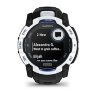 Умные часы Garmin Instinct 3 50mm, Solar, Whitestone, Black/Bolt Blue Band