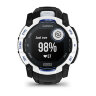 Умные часы Garmin Instinct 3 50mm, Solar, Whitestone, Black/Bolt Blue Band