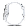 Умные часы Garmin Venu 3 45mm Silver Stainless Steel Bezel Whitestone Case Silicone Band