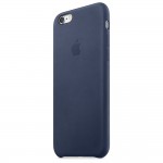 Чехол кожаный для iPhone 6s Тёмно-синий