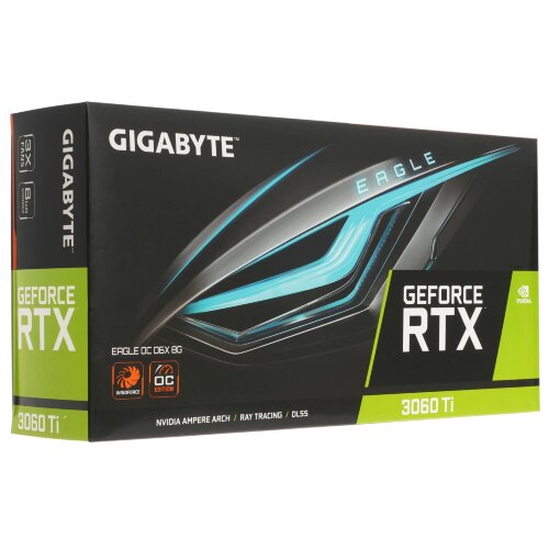 Видеокарта NVIDIA GIGABYTE RTX 3060 Ti EAGLE OC 8G