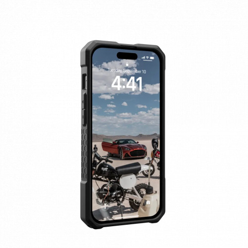 Защитный чехол Uag Monarch для iPhone 15 с MagSafe - Черный (Black)