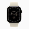 Apple Watch Series 12 46mm, Natural Titanium Case with Sport Band - Sand