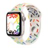 Apple Watch SE (2023) 44mm, Starlight Aluminum Case with Sport Band - Pride Edition (Радужный)