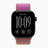 Apple Watch Series 12 46mm, Black Aluminum Case with Sport Loop - Magenta