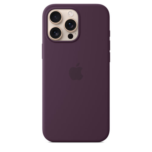 Силиконовый чехол для iPhone 16 Pro Max с MagSafe - Plum (Бордовый)