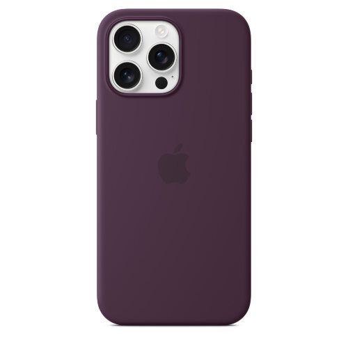 Силиконовый чехол для iPhone 16 Pro Max с MagSafe - Plum (Бордовый)