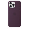 Силиконовый чехол для iPhone 16 Pro Max с MagSafe - Plum (Бордовый)
