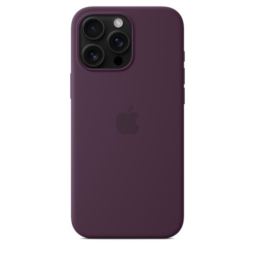 Силиконовый чехол для iPhone 16 Pro Max с MagSafe - Plum (Бордовый)