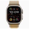 Apple Watch Ultra 2 49mm Titanium Case with Tan Alpine Loop (Medium)