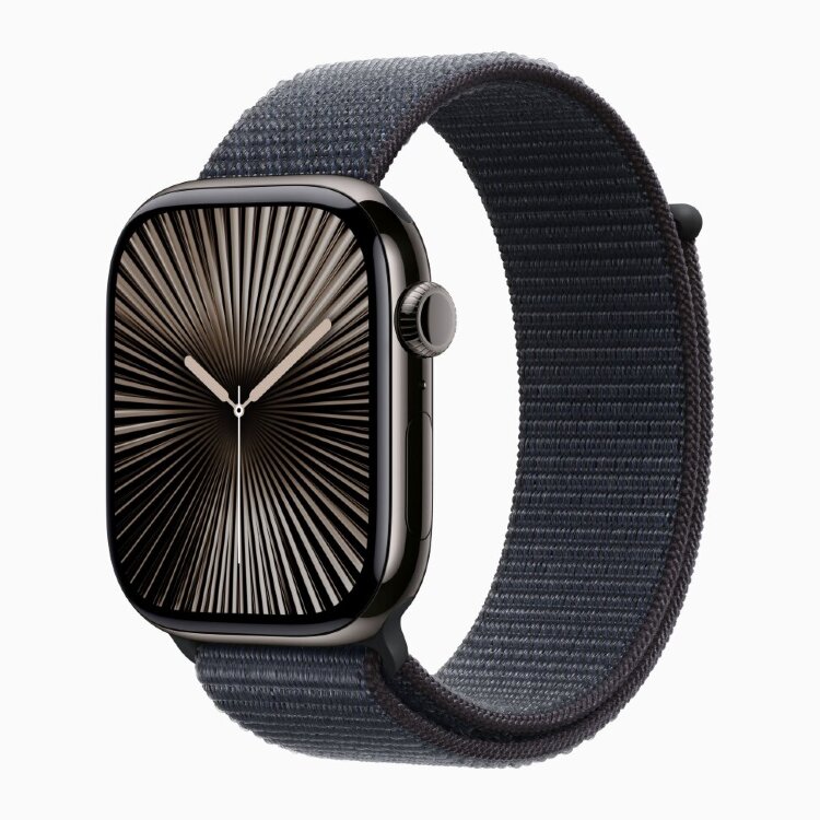 Iwatch 4 black stainless steel top