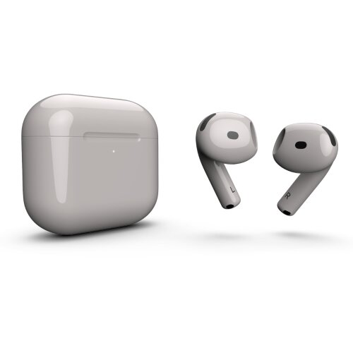 AirPods 4 anc (2024) с шумоподавлением - светло-серый глянцевый