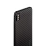 Чехол-накладка карбоновая Coblue 4D для iPhone X - Черный