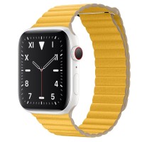 Apple Watch Edition Series 5 Ceramic, 44 мм Cellular + GPS, лимонный кожаный браслет