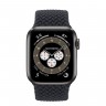 Apple Watch Edition Series 6 Titanium Space Black 40mm, плетёный монобраслет угольного цвета