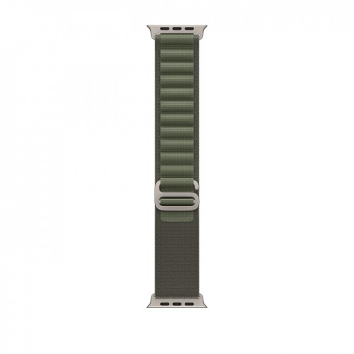 Apple Watch Ultra 49 мм, титановый корпус, браслет альпийская петля, зеленый (М)