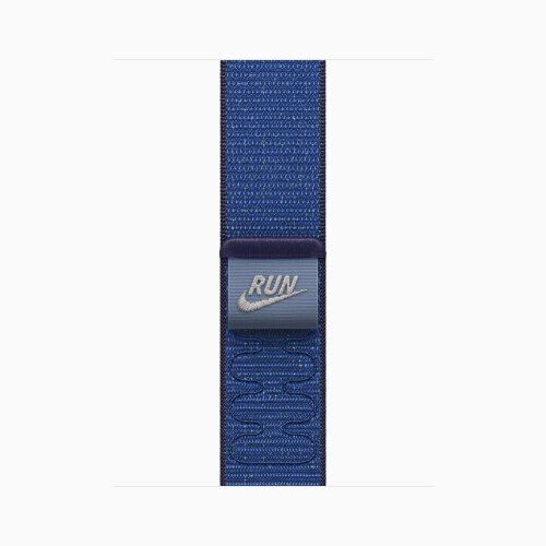Apple Watch Series 11 46mm, Space Gray Aluminum Case with Nike Sport Loop - Blue Ribbon