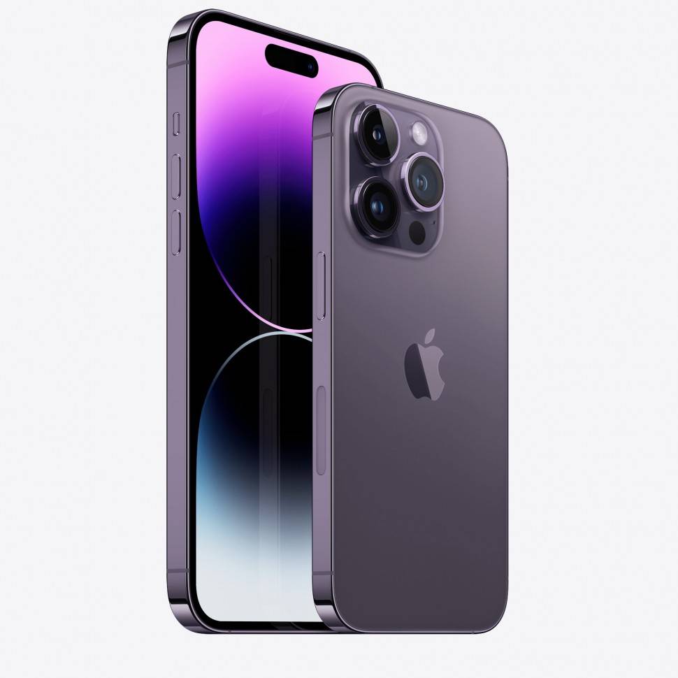 Купить iPhone 14 Pro 128GB deep purple 2 esim в Москве. Цена