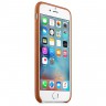 Чехол кожаный для iPhone 6s Золотисто-коричневый